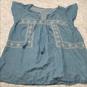A blue shirt